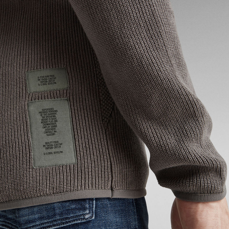 G-Star RAW® Structure R Knit Gris