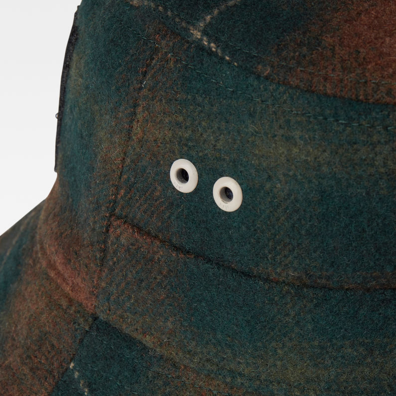 G-STAR® Wool Check Bucket Hat Multi color