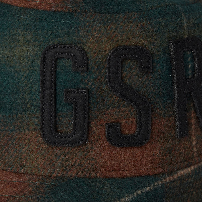 G-Star RAW® Wool Check Bucket Hat Meerkleurig
