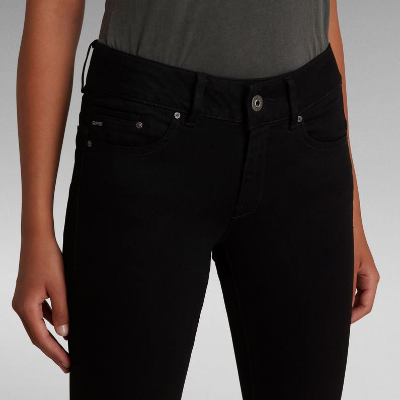 G-STAR® Midge Cody Mid Skinny Jeans Zwart
