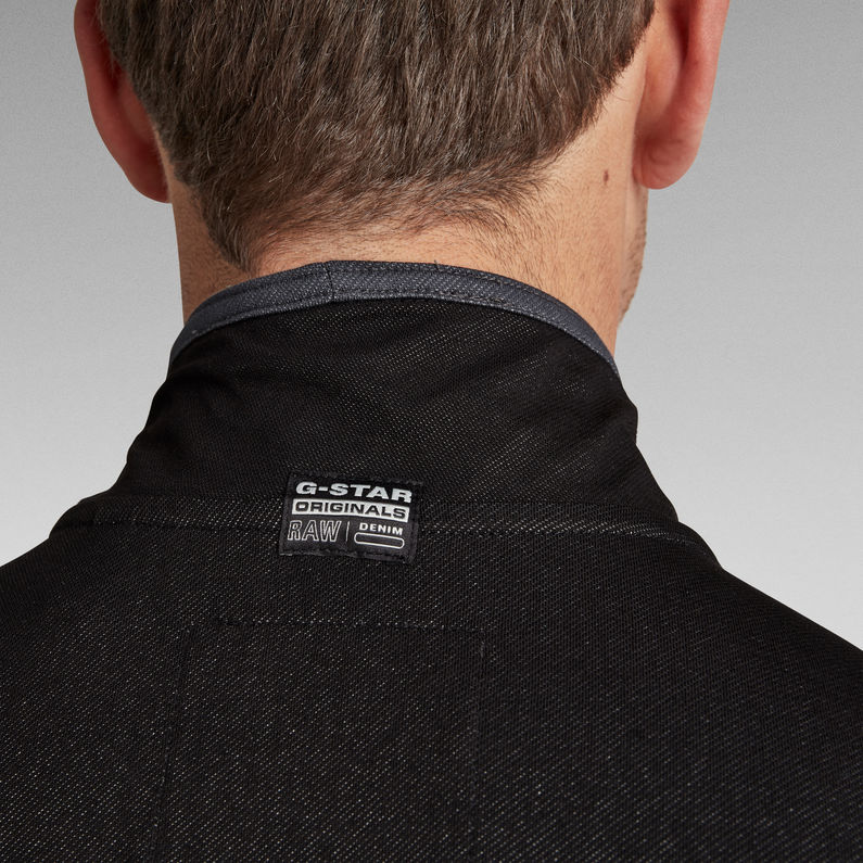 G-Star RAW® Half Zip Bound Tweeter T-Shirt Black