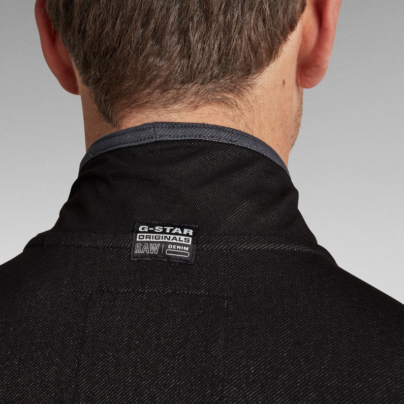 G-Star RAW® Lightweight Half Zip Bound Sweater Black