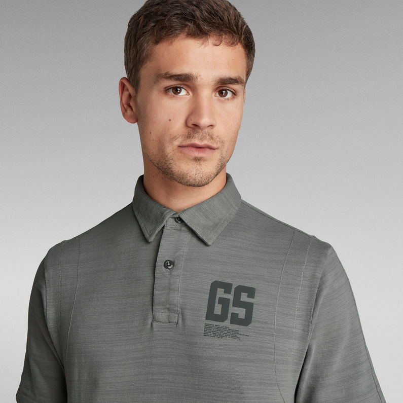 G-Star RAW® Stitch & Graphic Polo Grey