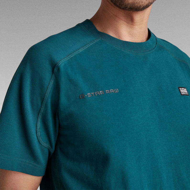 G-STAR® Moto Mesh Loose T-Shirt Grün