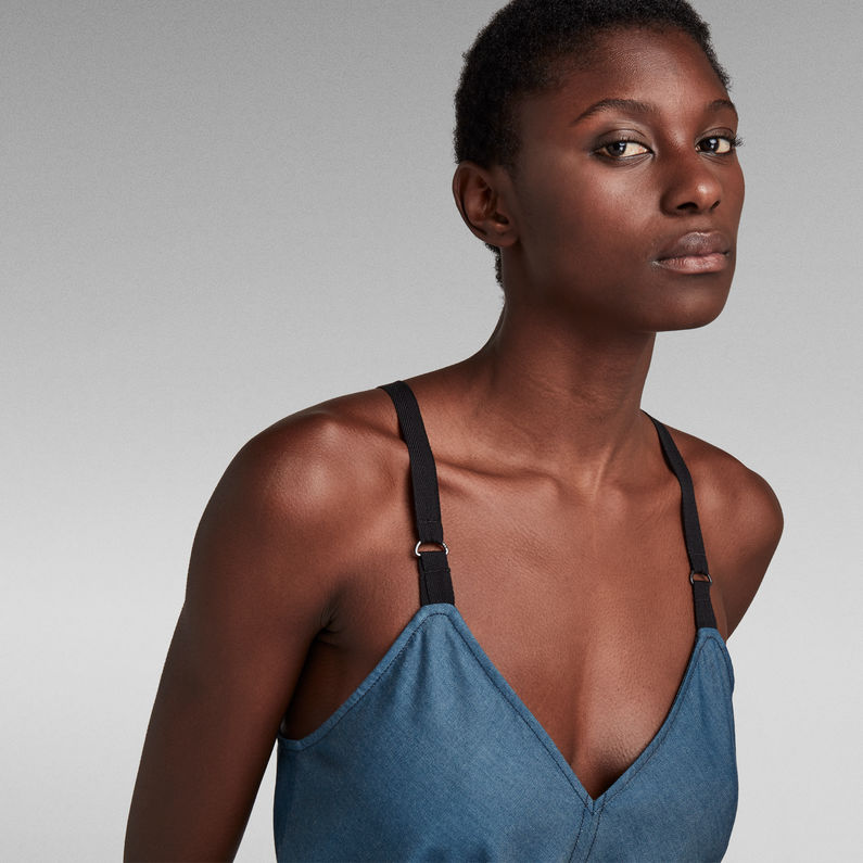 G-STAR® GSRR Slip Kleid Dunkelblau