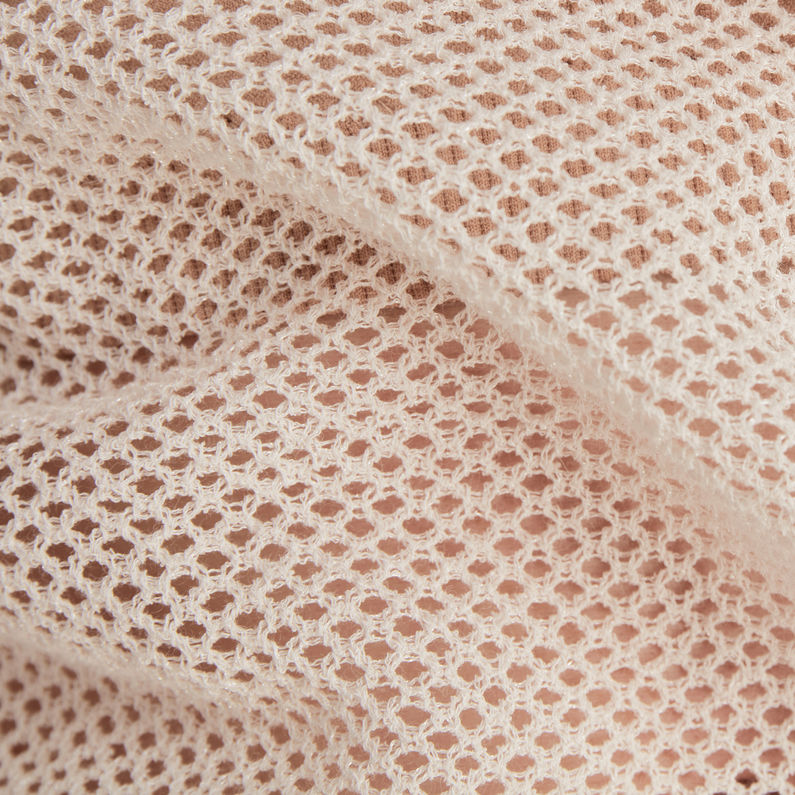 G-STAR® Logo Henley Sweater Pink