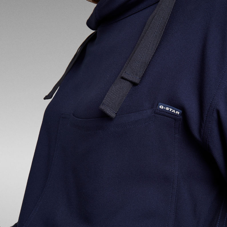 G-STAR® Smock top hooded Dark blue