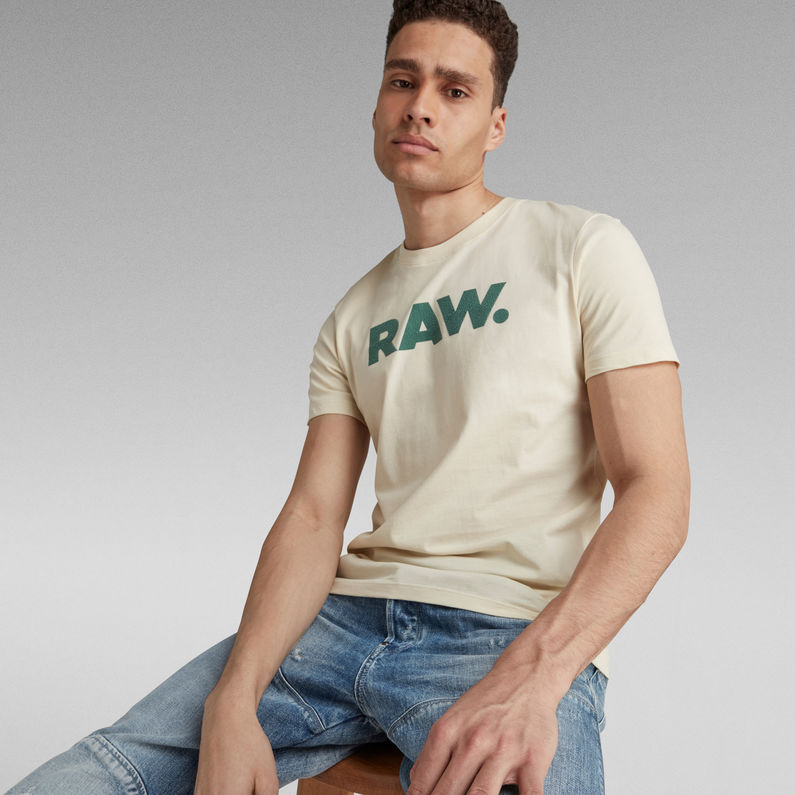 G-Star RAW® T-Shirt RAW. Slim Beige