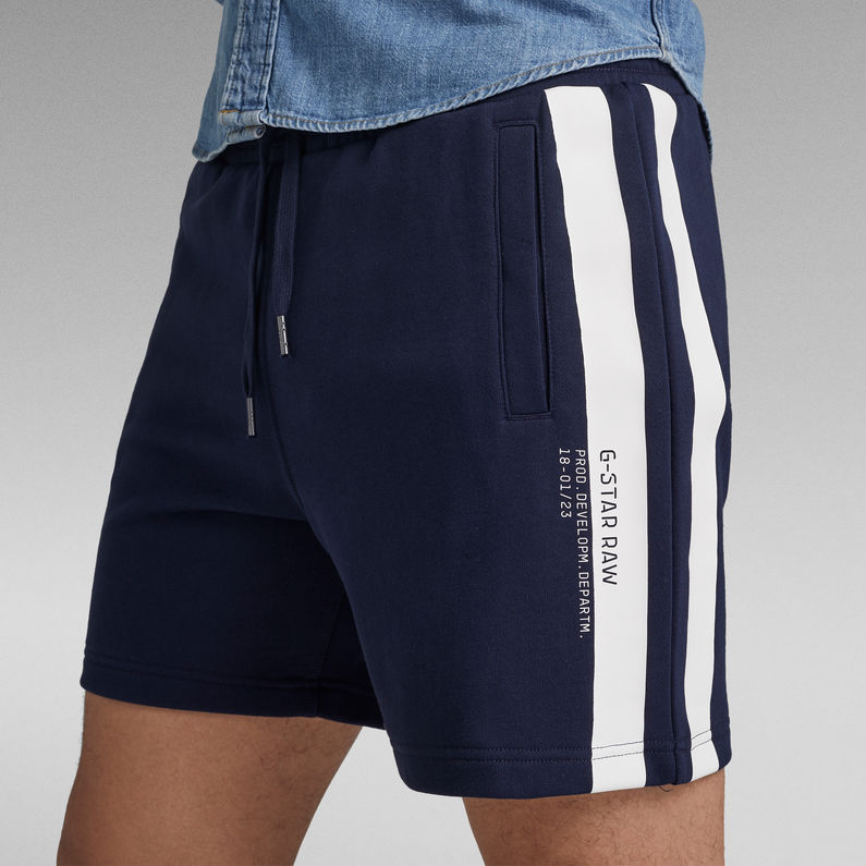 G-Star RAW® Short Sport Insert Sweat Bleu foncé