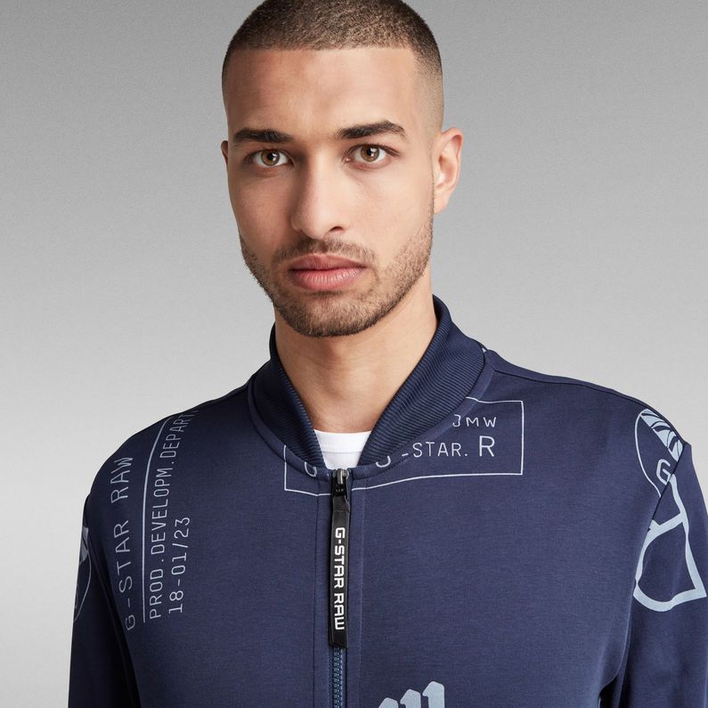 G-Star RAW® T-shirt Extreme Allover Baseball Tweeter Multi couleur