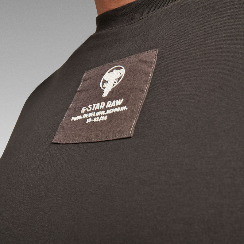 G-STAR® Center Logo Badge T-Shirt Grey