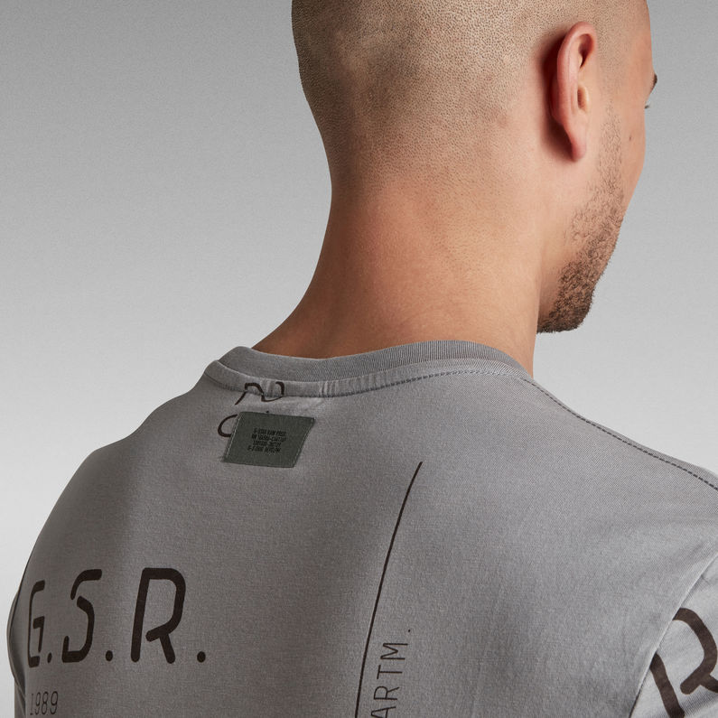 G-Star RAW® Graphics Allover Slim T-Shirt Mehrfarbig