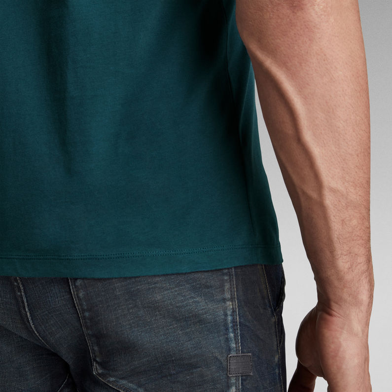 G-STAR® RAW. T-shirt Double Layer Bleu foncé