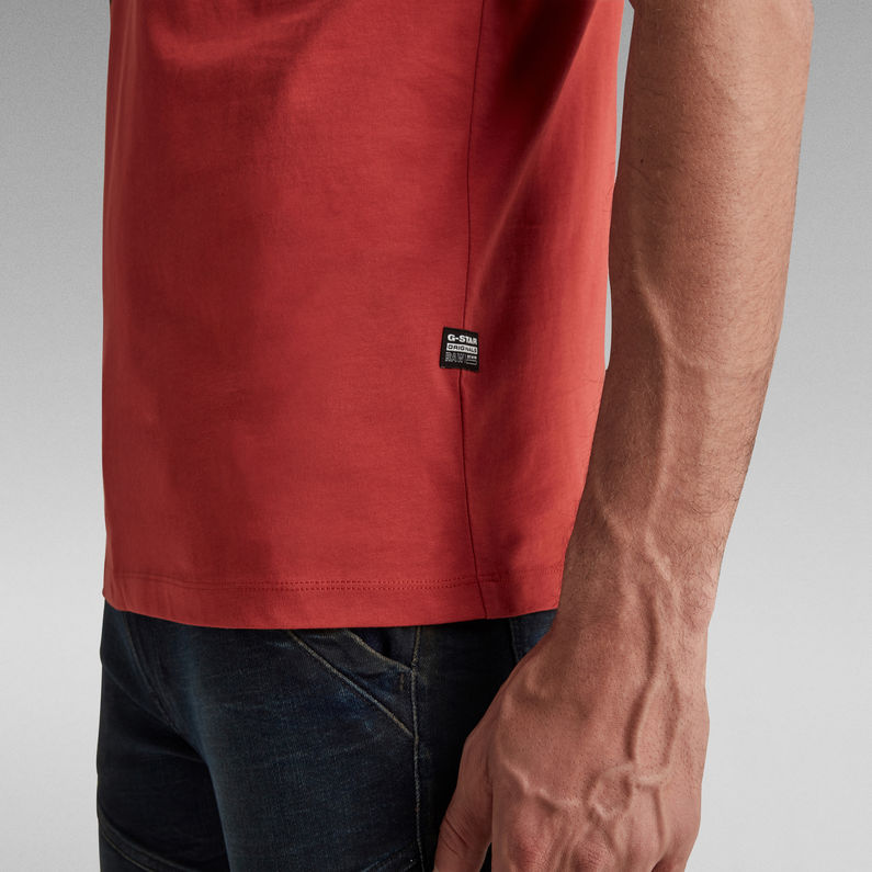 G-STAR® RAW. Double Layer T-Shirt Red