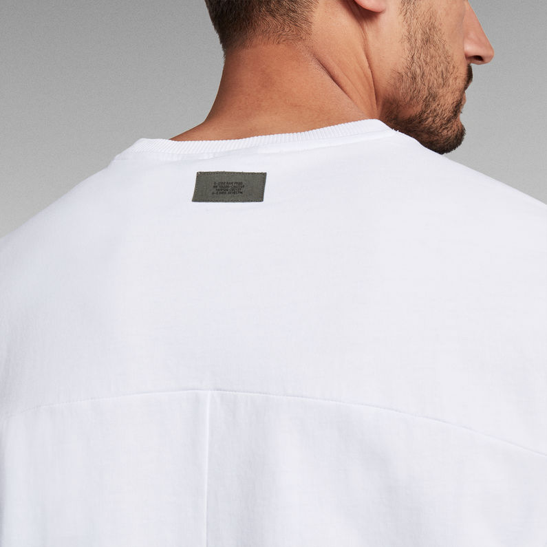 G-STAR® C&S Back Multi Graphic Loose T-Shirt Weiß