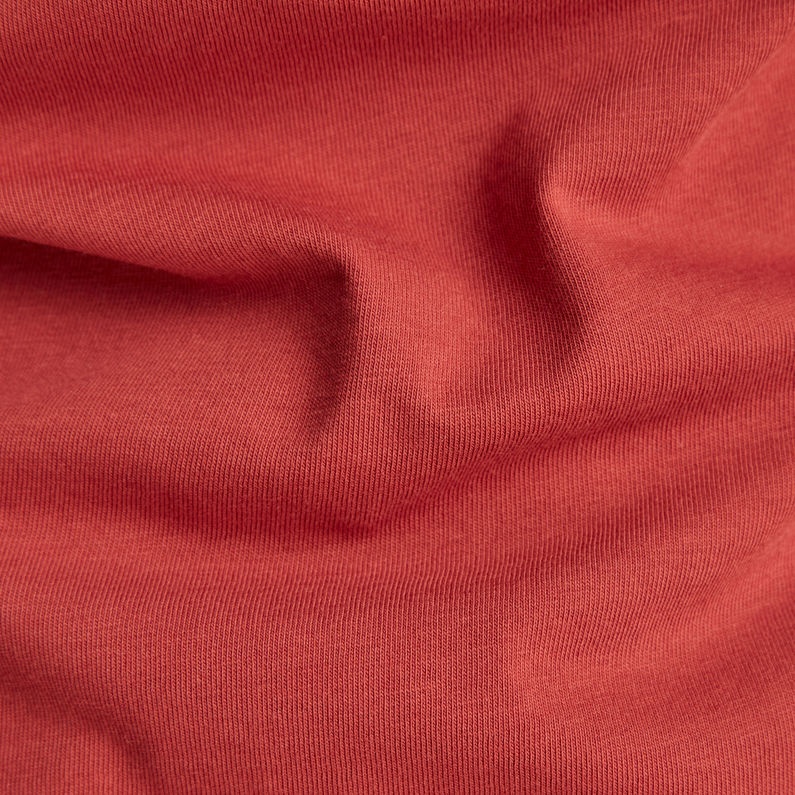 G-STAR® RAW. Double Layer T-Shirt Rot