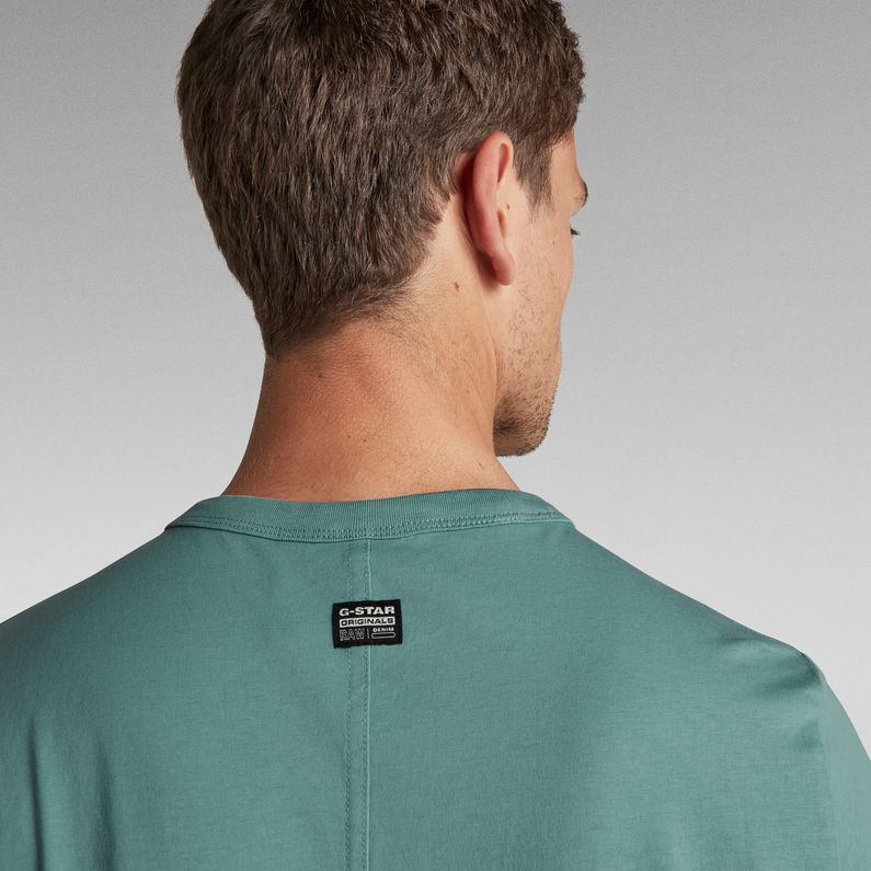 G-STAR® T-shirt Layer Originals Logo GR Gris