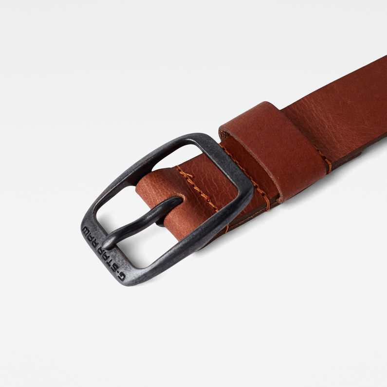G-STAR® Bryn Riem Bruin detail shot buckle