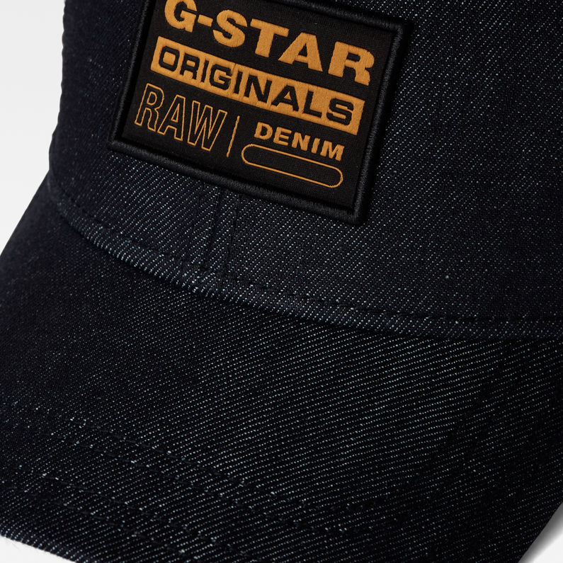 G-Star RAW® Casquette Denim Baseball Trucker Bleu foncé