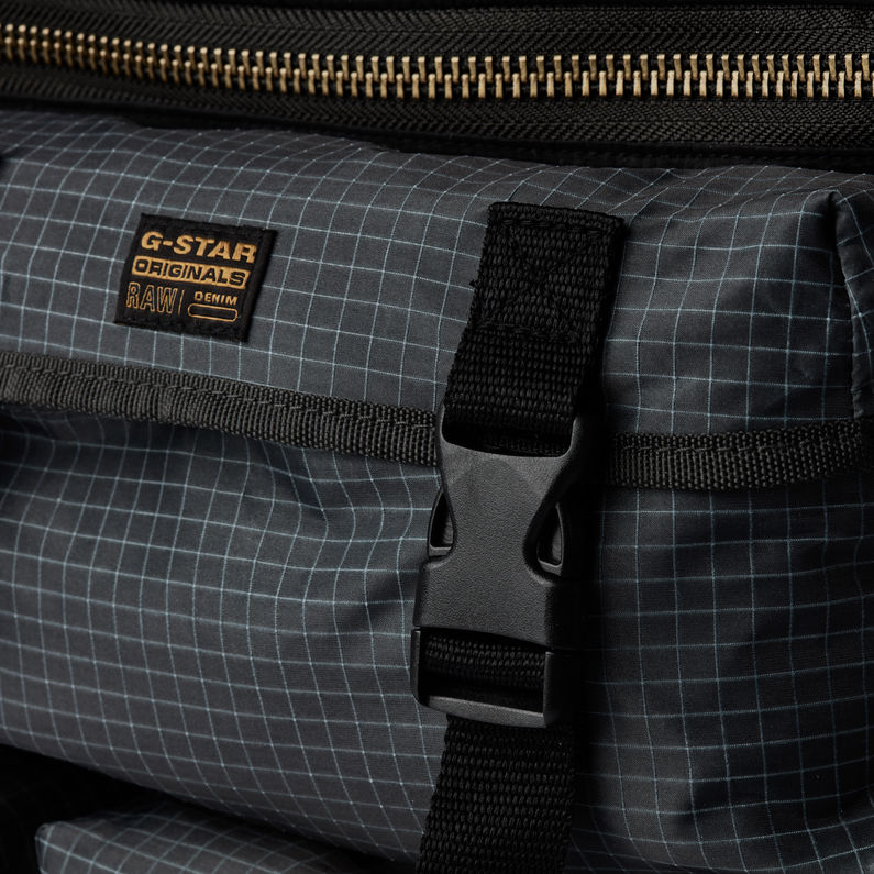 G-Star RAW® Estan Detachable Pocket Backpack Grey fabric shot