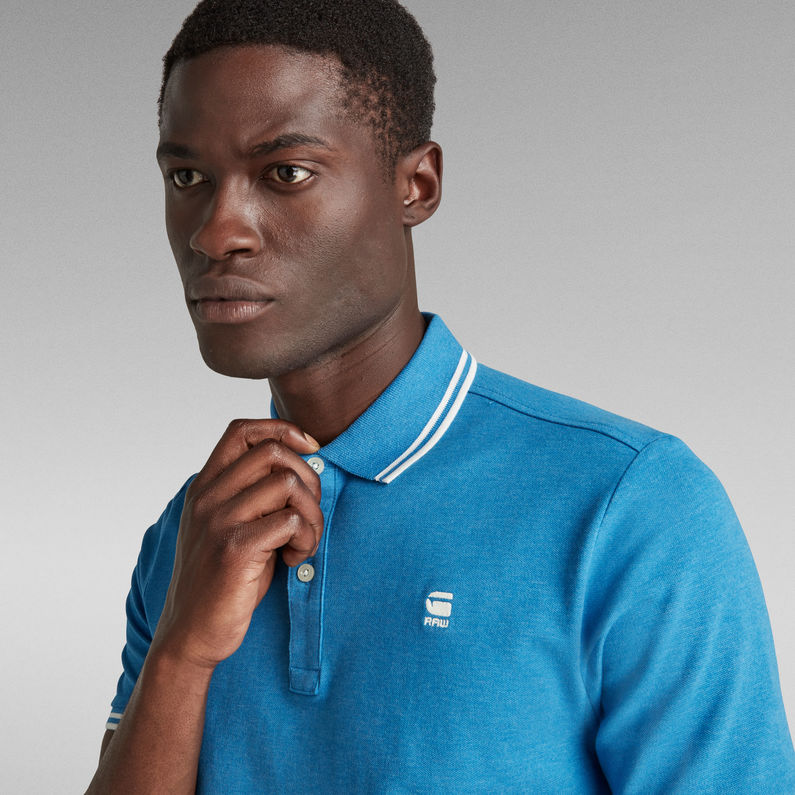 G-STAR® Dunda Slim Polo Gestreept Meerkleurig