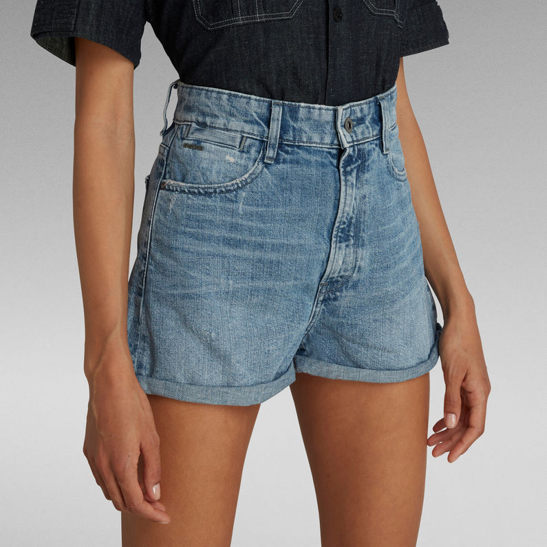 G-STAR® Tedie Ultra High Shorts Lichtblauw