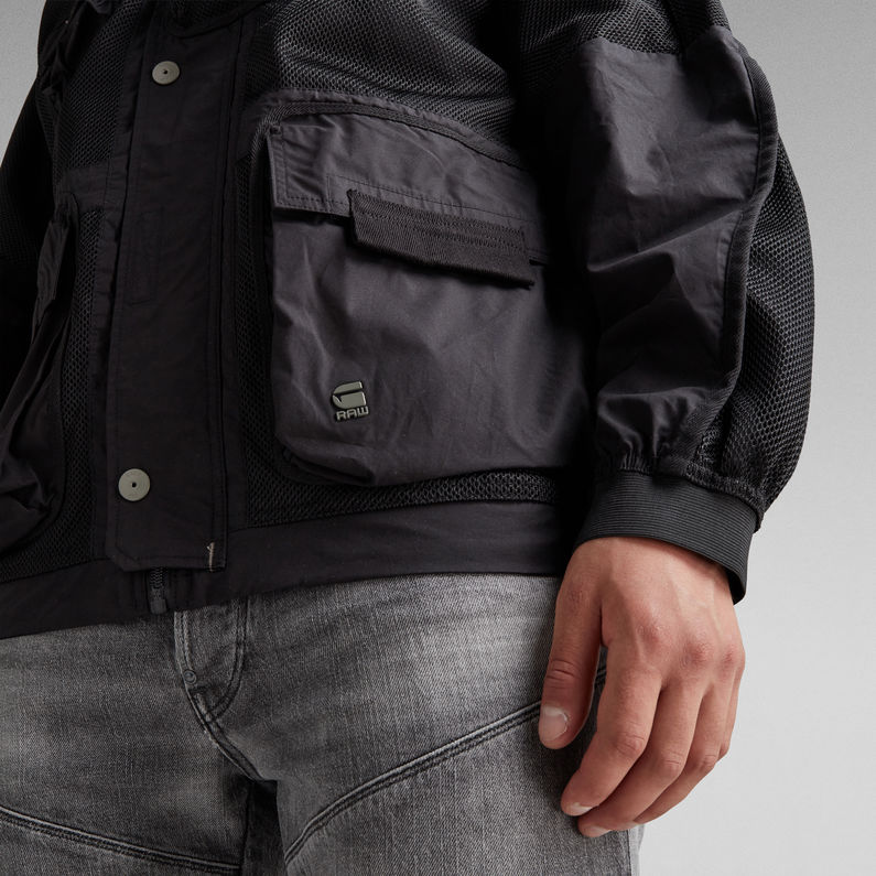 g-star-raw-e-utility-mesh-field-jacket-black