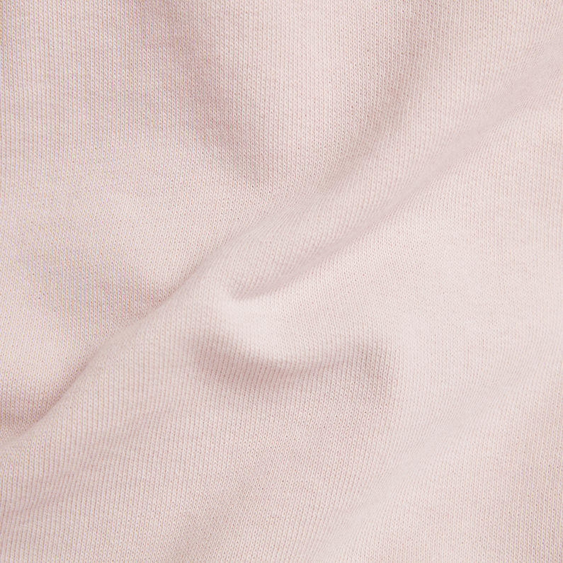 G-Star RAW® Stripe RAW Print Cropped Hoodie Pink