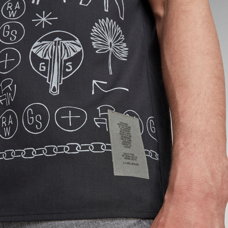 G-STAR® Camisa Hawaiian Service Regular Negro