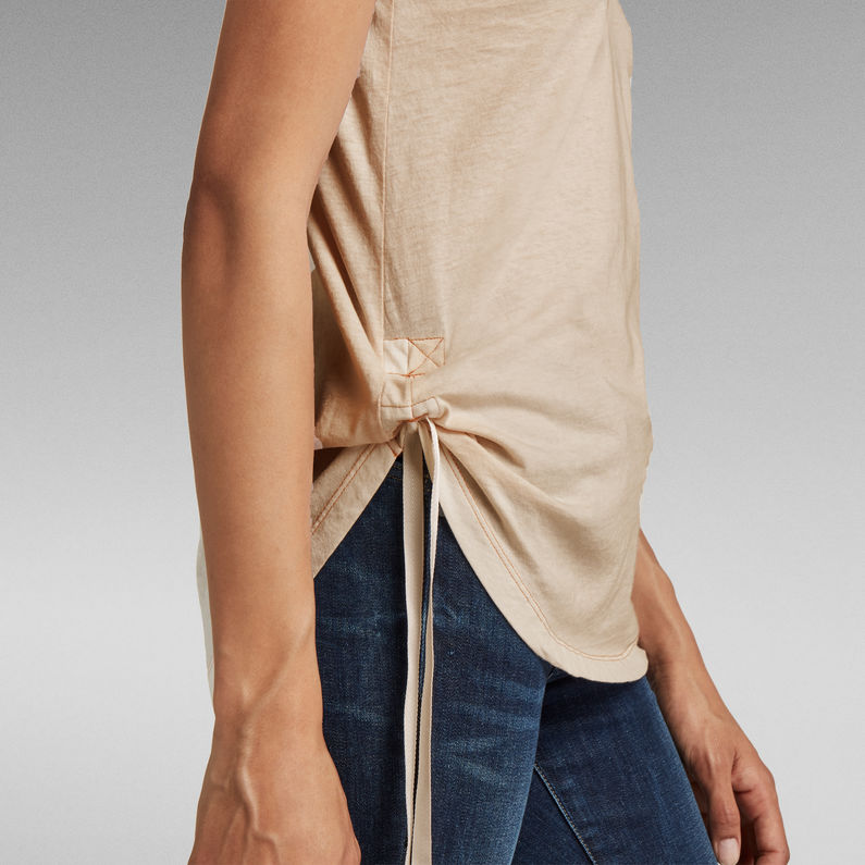 G-STAR® Adjustable Tank Top Inside Spray Pink