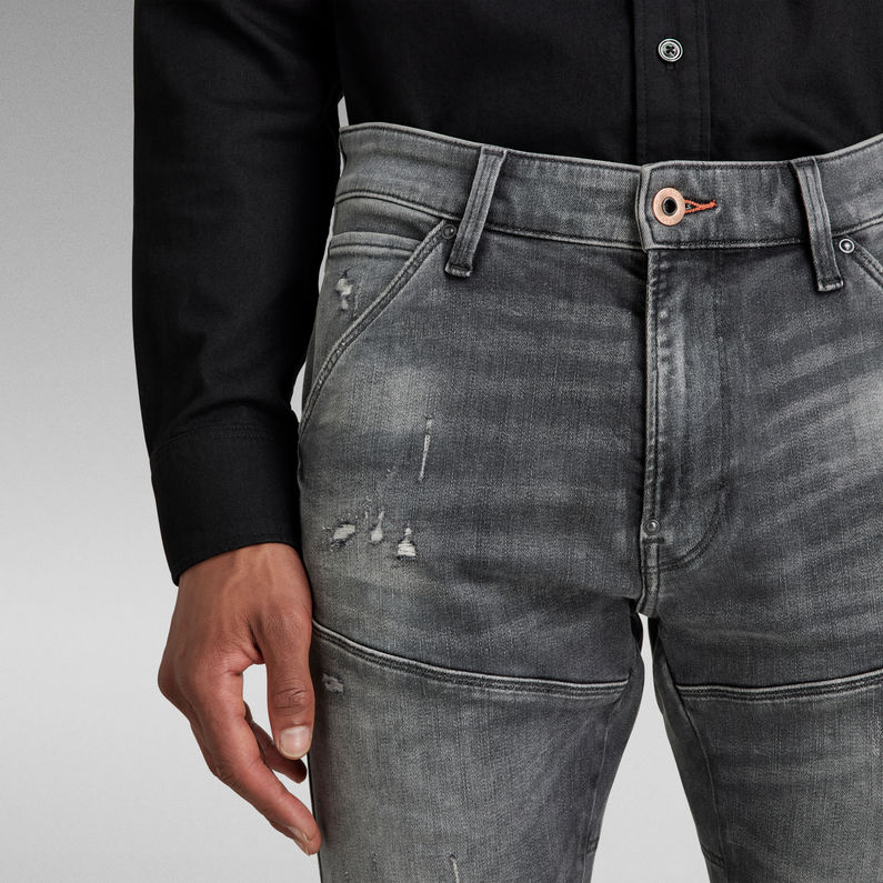 G-Star RAW® Jean 5620 3D Zip Knee Skinny Bleu clair