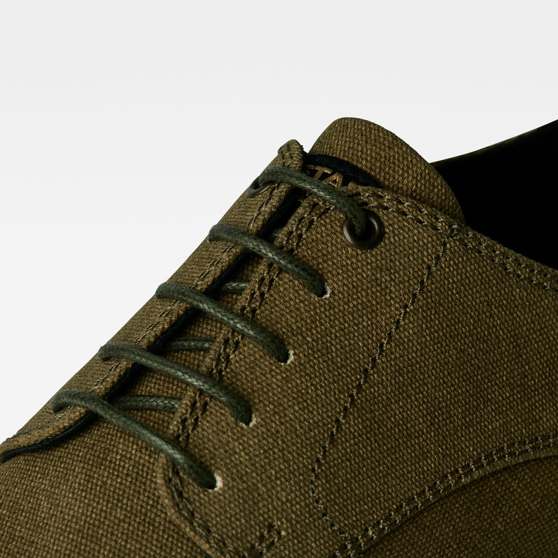 g-star-raw-vacum-derby-shoes-green-detail