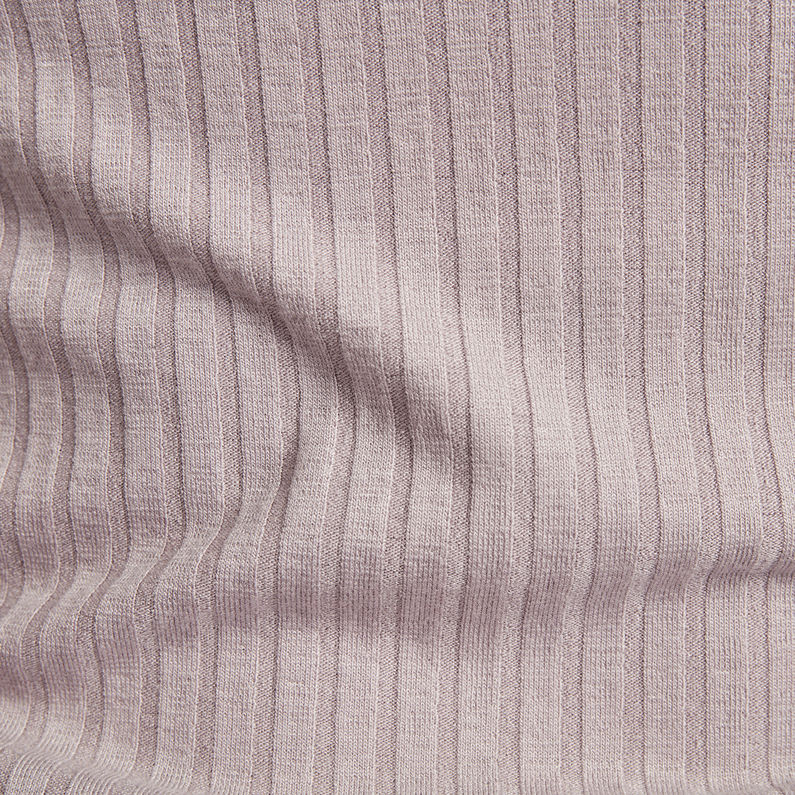 G-Star RAW® Slim Rib Long Sleeve Top Pink