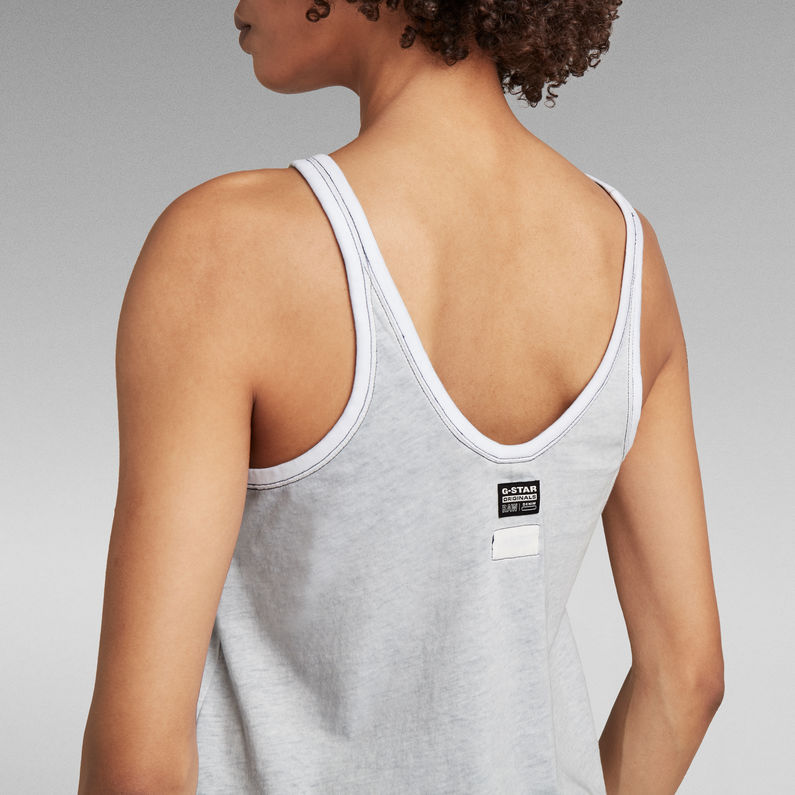 G-Star RAW® Adjustable Tank Top Inside Spray Dark blue