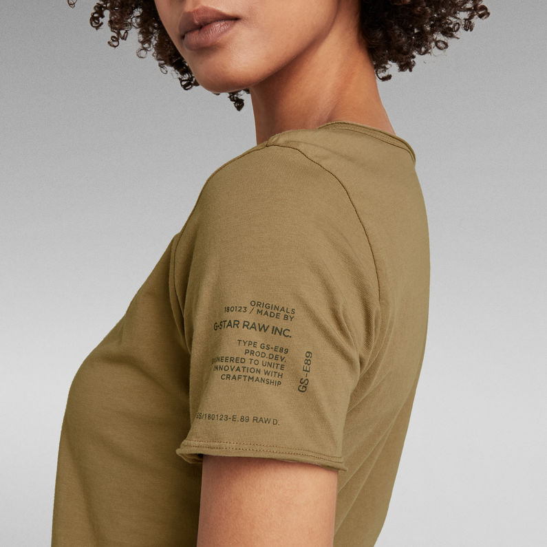 G-Star RAW® Mysid Optic Slim Top C Beige
