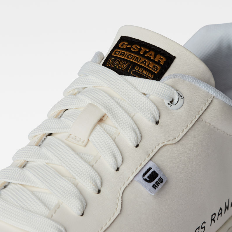 G-Star RAW® Cadet Basic Q2 Sneakers Wit detail