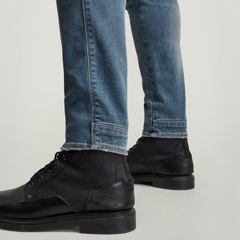 G-Star RAW® Jean 5620 3D Zip Knee Skinny Bleu moyen