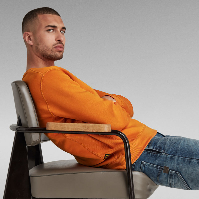 G-STAR® Premium Core Sweater Orange