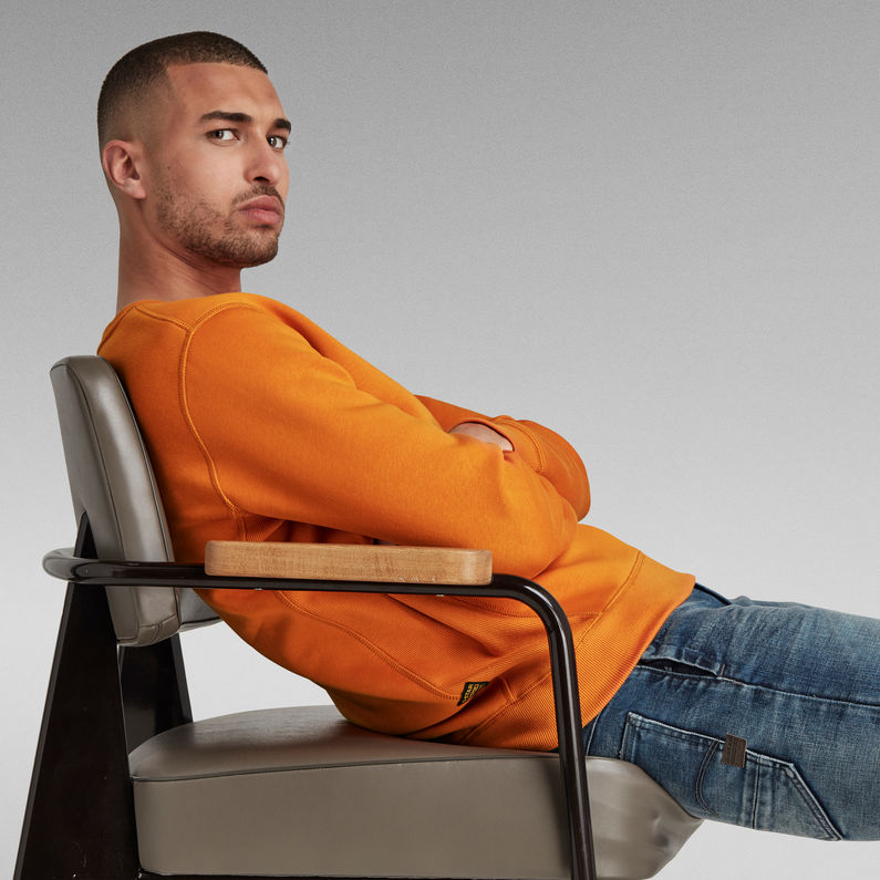 G-Star RAW® Premium Core Sweater Orange