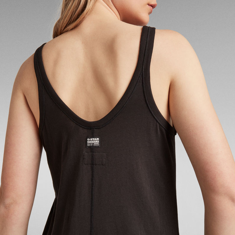 G-Star RAW® Maxi Tank Top Dress Black