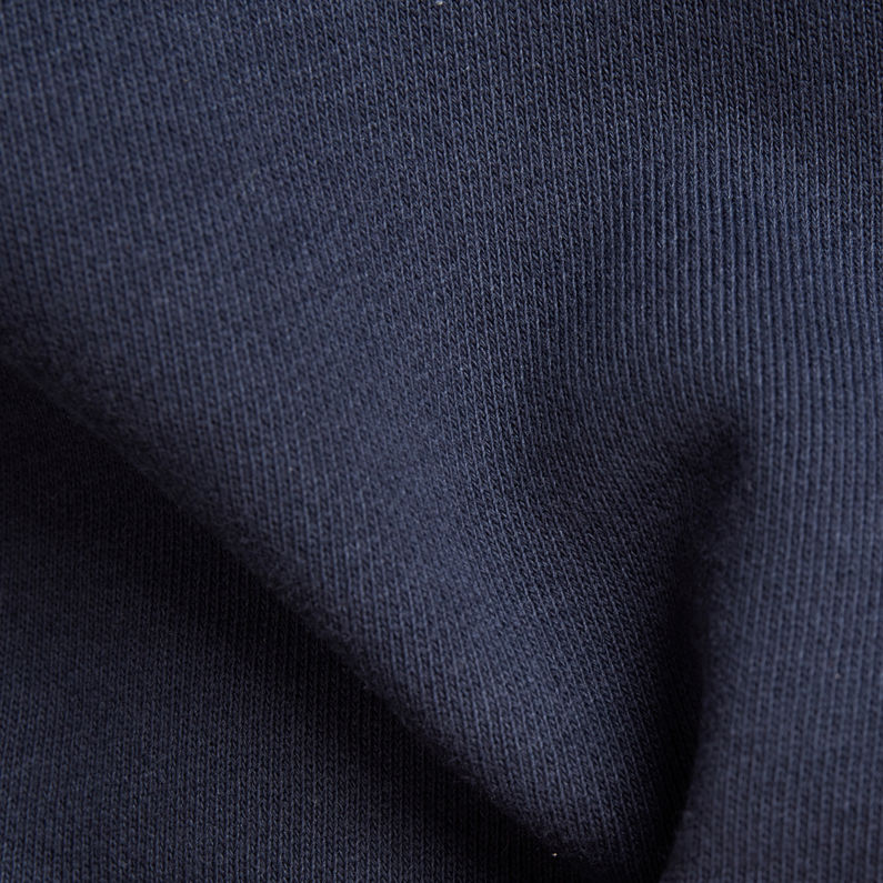 G-Star RAW® Oversized Hood Cover Sweater Bleu foncé