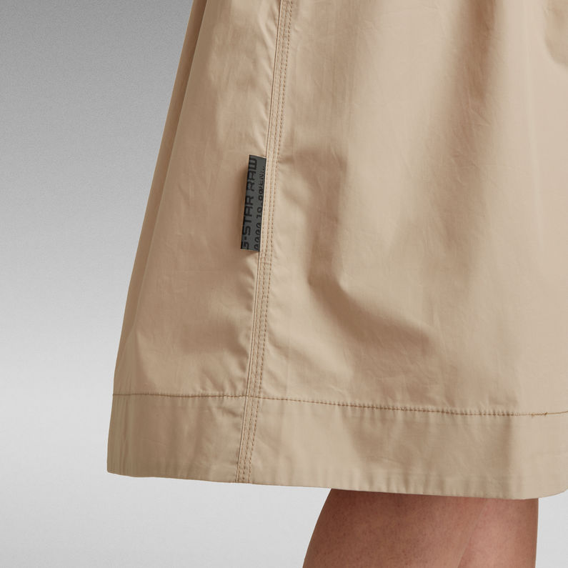 G-STAR® Fit And Flare Kleid Beige