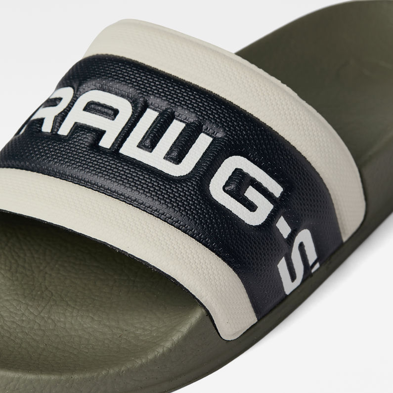 G-Star RAW® Cart Slide III Grün detail