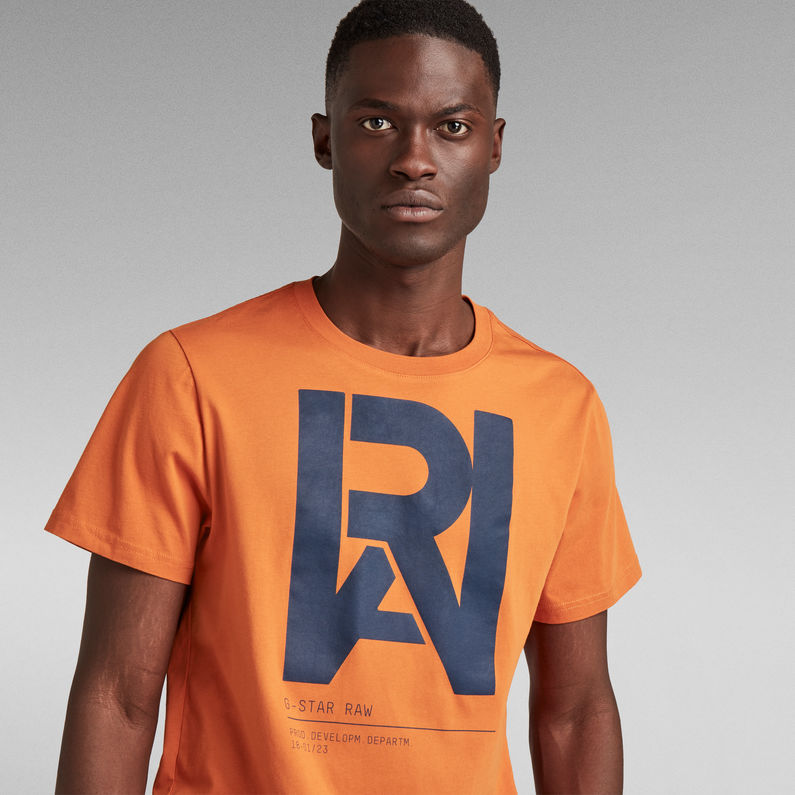 G-STAR® Graphic RAW T-Shirt Orange