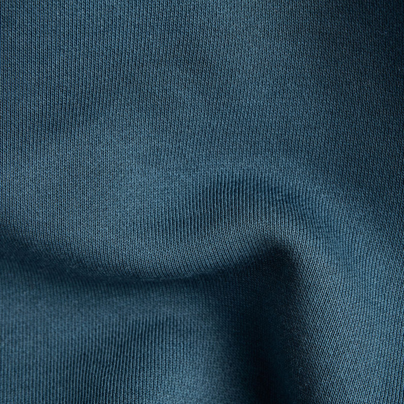 G-STAR® Woven Mix Graphic Loose Hooded Sweater Dark blue