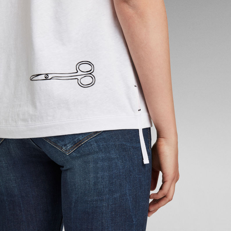 G-STAR® T-Shirt Strings Wit