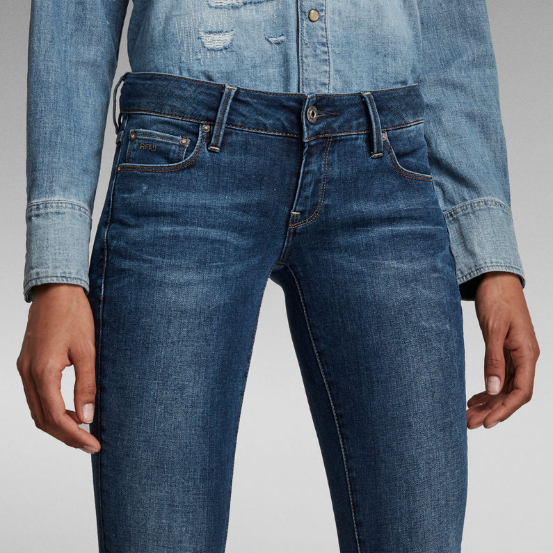 G-STAR® Jean 3301 Low Skinny Bleu foncé