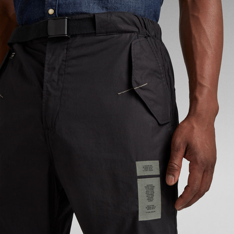 G-Star RAW® Pantalon de survêtement Utility Relaxed Poplin Noir
