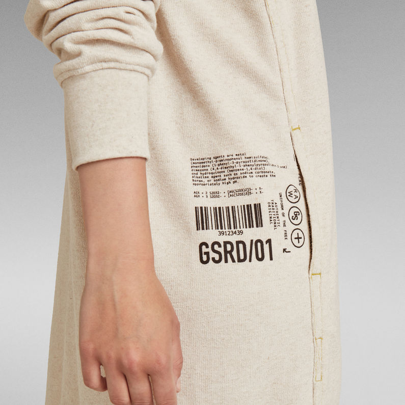 G-Star RAW® Graphic Pocket Tweater Dress Beige