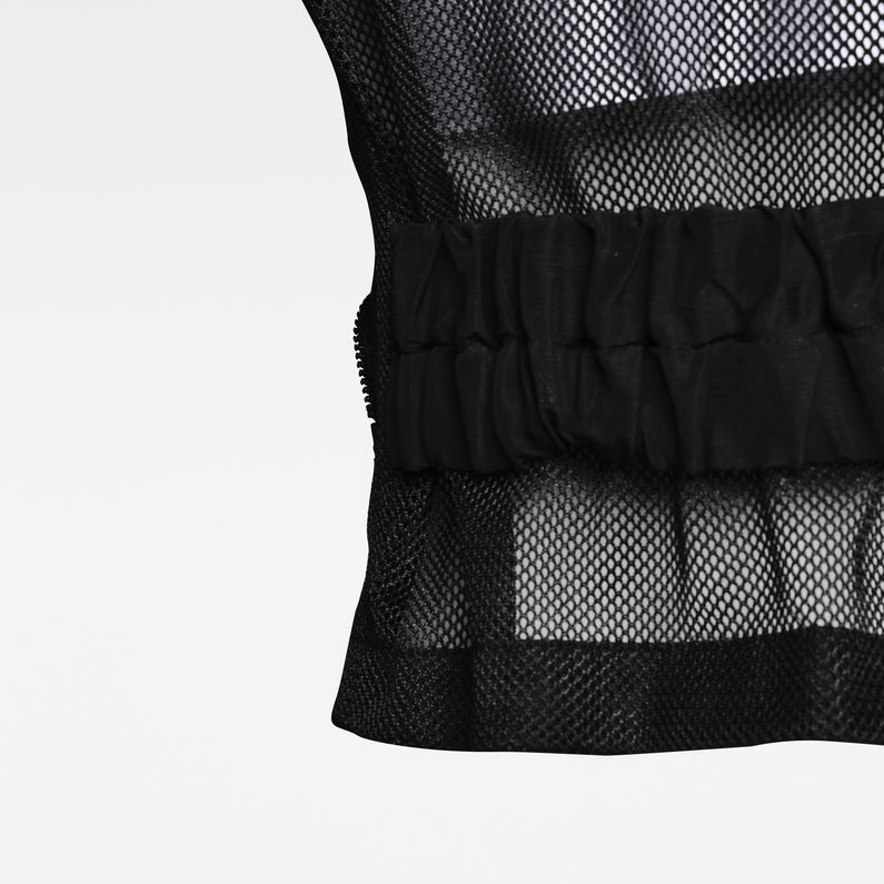 G-STAR® Chaleco E Mosquito Multi Pocket Negro fabric shot